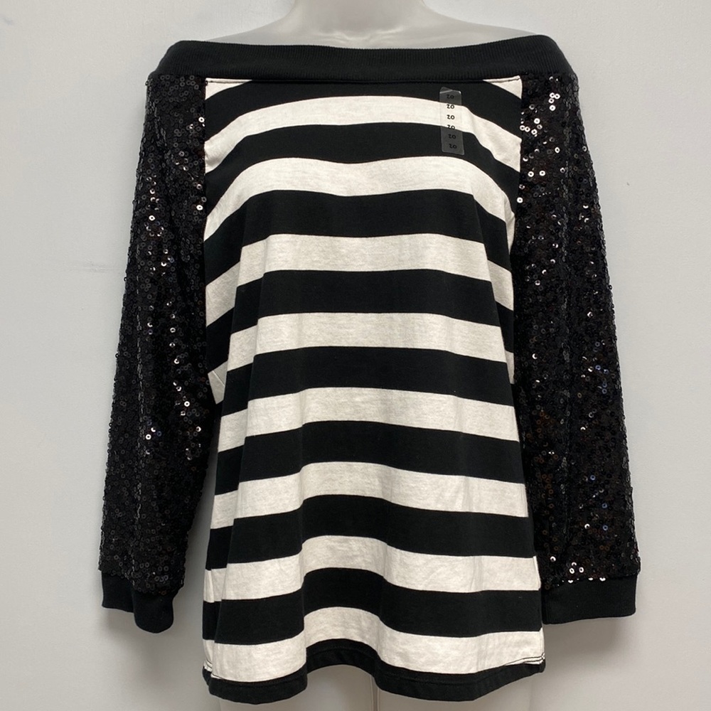 Justice Sequin Long  Sleeve Top